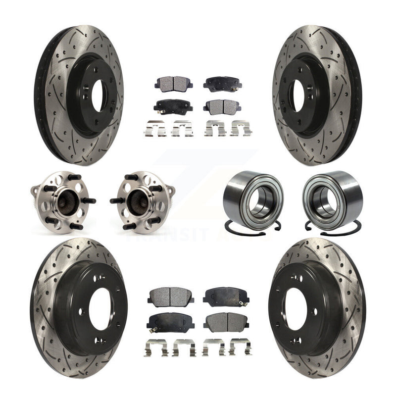 Transit Auto KBB-107571 Wheel Bearing for 2013-2015 Hyundai Veloster - Front and Rear product image