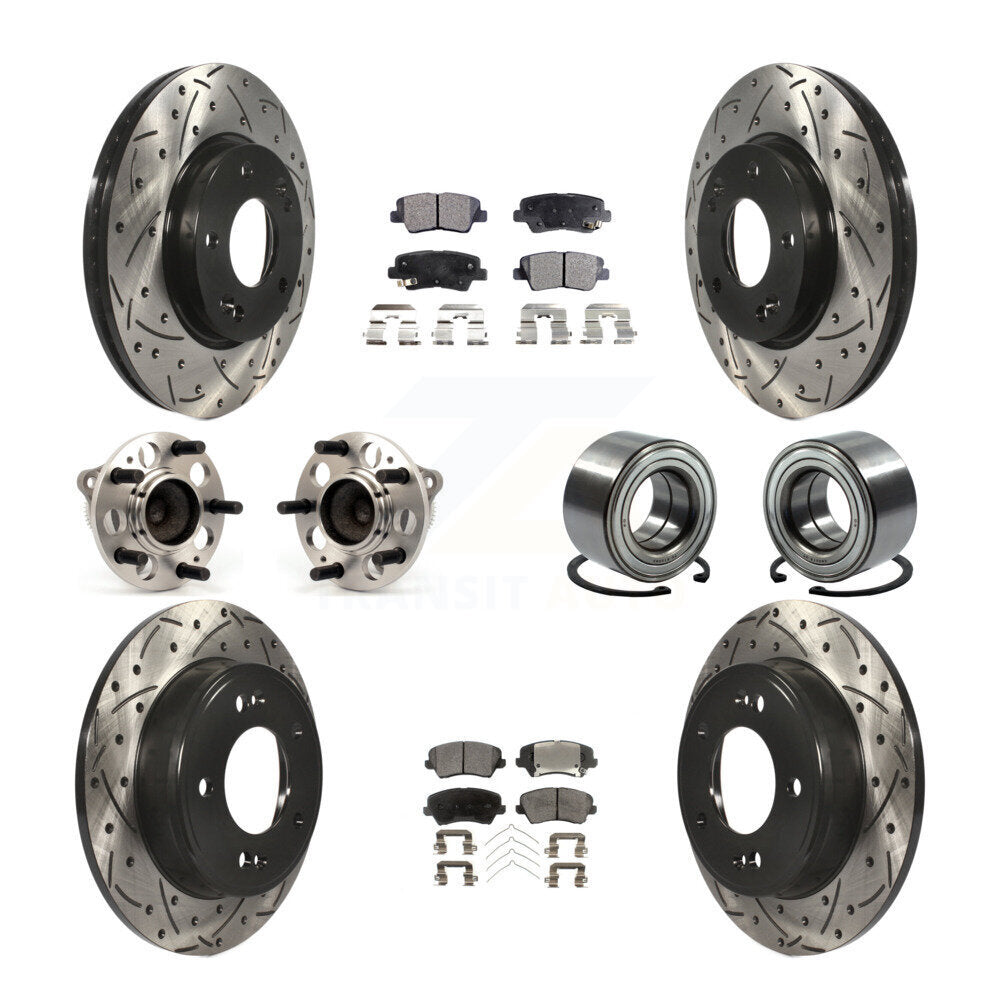 Transit Auto KBB-107577 Wheel Bearing for 2016-2017 Kia Forte Koup, Hyundai Elantra GT - Front and Rear product image