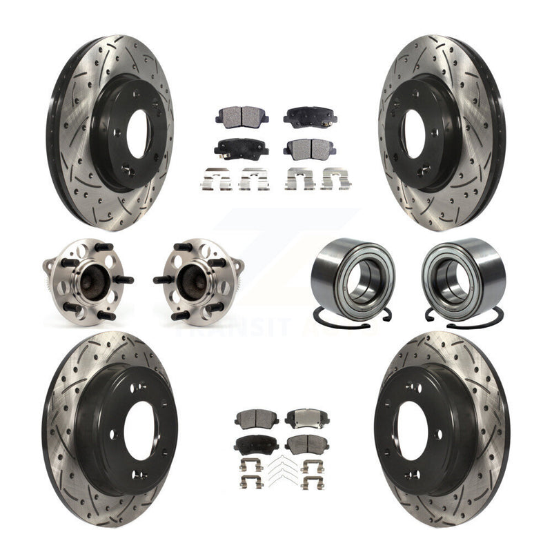 Transit Auto KBB-107577 Wheel Bearing for 2016-2017 Kia Forte Koup, Hyundai Elantra GT - Front and Rear product image