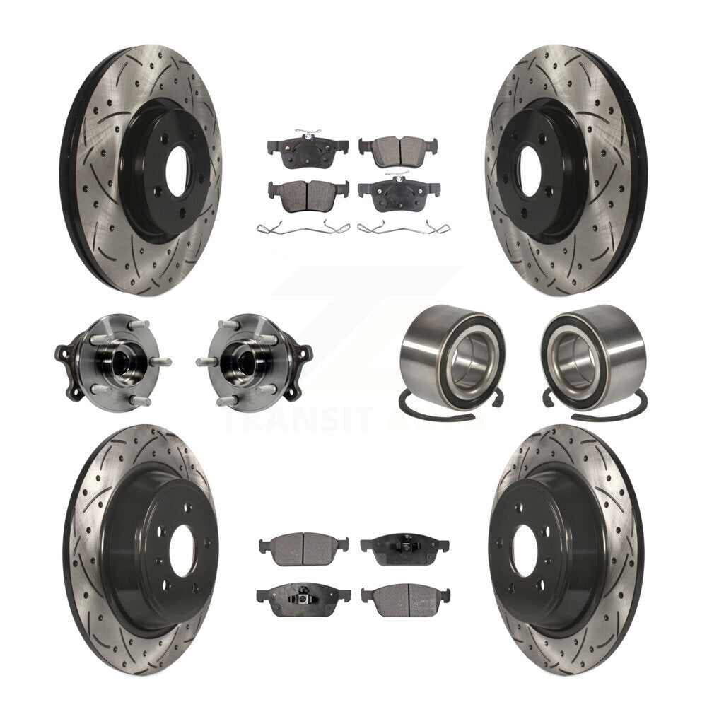 Transit Auto KBB-107586 Wheel Bearing for 2017-2019 Lincoln MKC, Ford Escape - Front and Rear product image