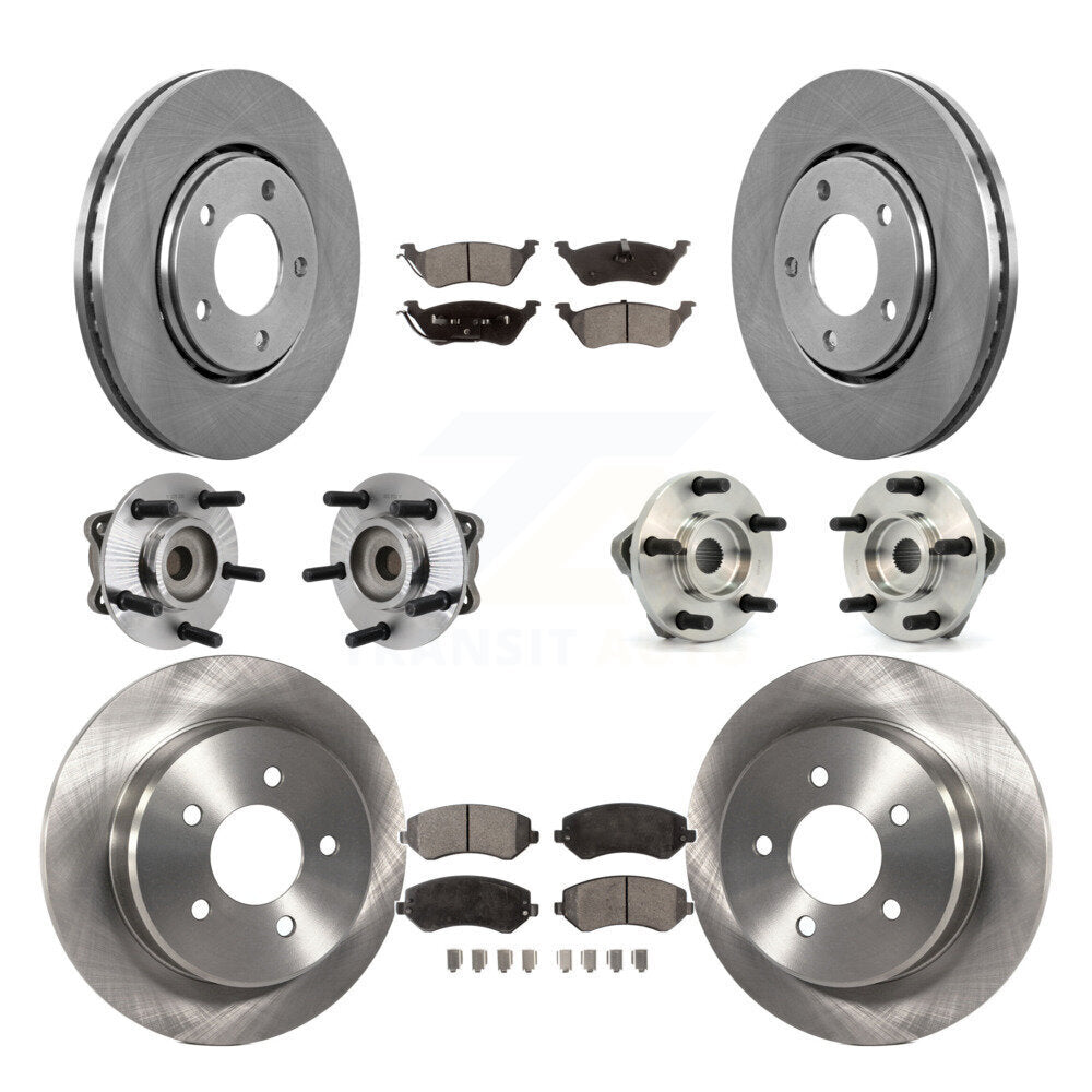 Transit Auto KBB-108770 Wheel Bearing and Hub Assembly for 2001-2007 Dodge Caravan, Dodge Grand Caravan, Chrysler Town & Country - Front and Rear product image