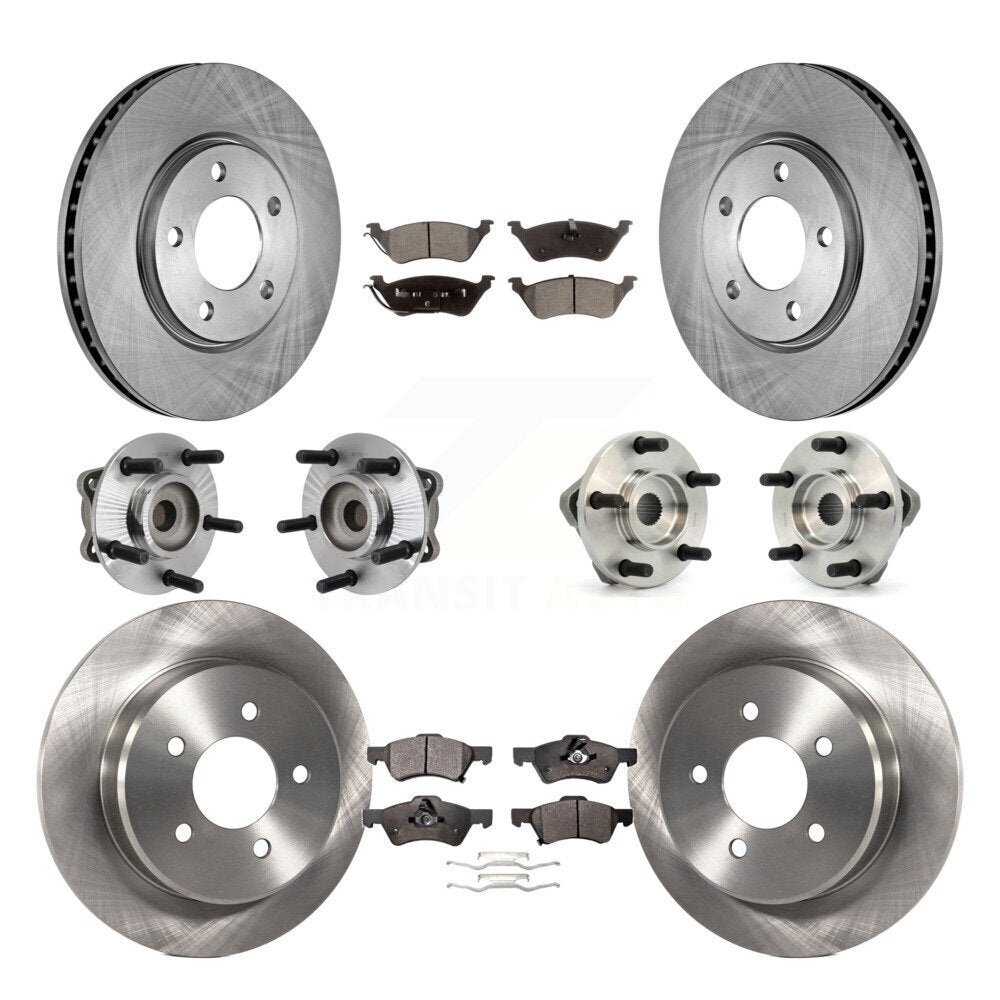 Transit Auto KBB-108773 Wheel Bearing and Hub Assembly for 2004-2005 Dodge Grand Caravan, Chrysler Town & Country - Front and Rear product image