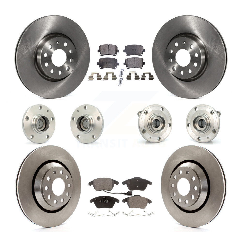 Transit Auto KBB-108843 Wheel Bearing and Hub Assembly for 2009-2010 Volkswagen Passat CC - Front and Rear product image