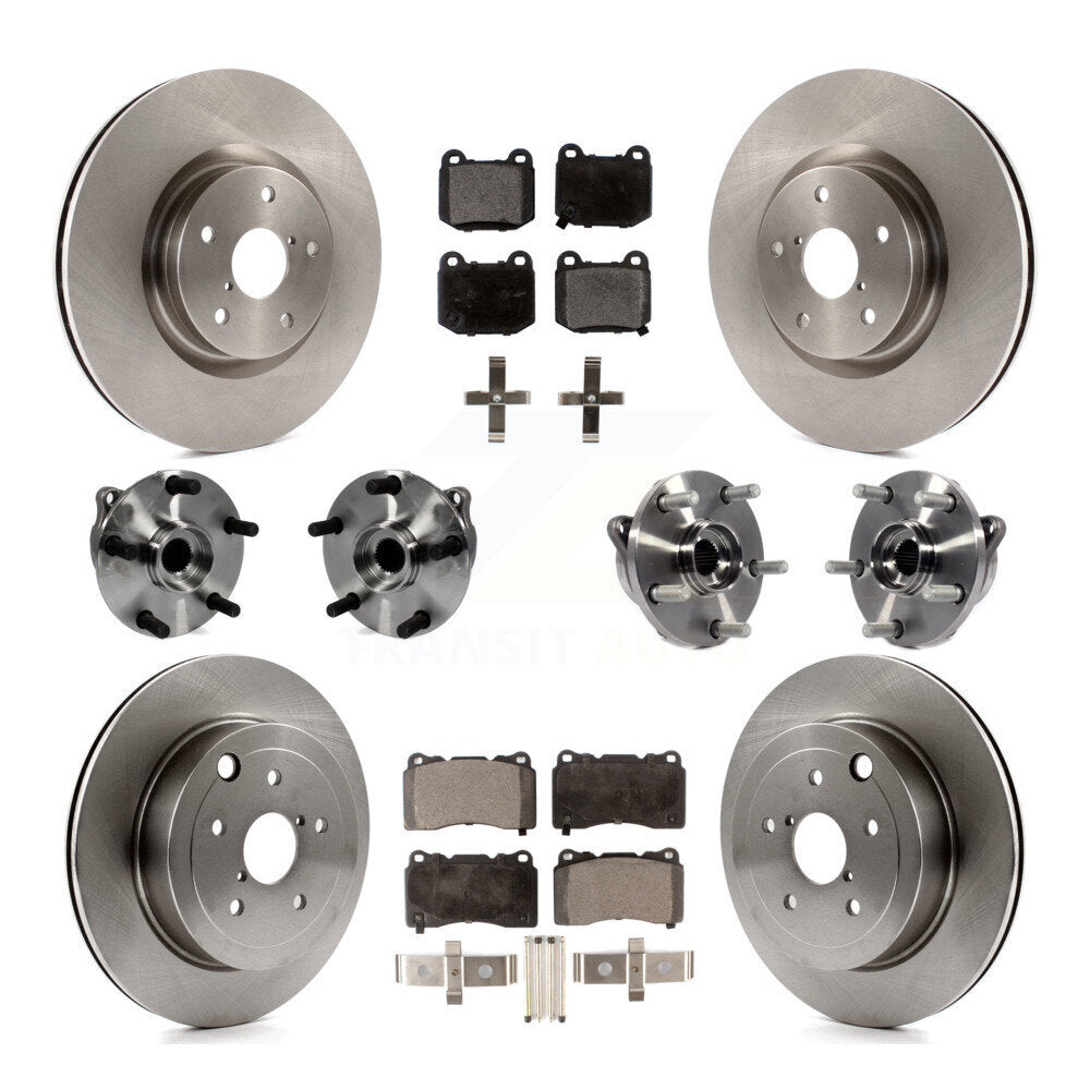 Transit Auto KBB-108966 Wheel Bearing and Hub Assembly for 2008-2017 Subaru WRX STI, Subaru Impreza - Front and Rear product image
