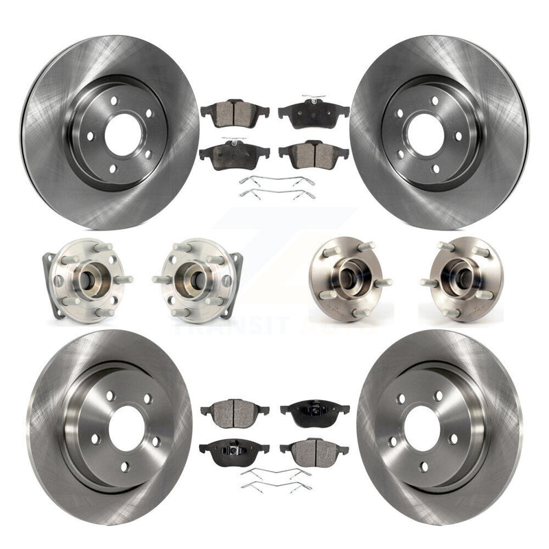 Transit Auto KBB-108973 Wheel Bearing and Hub Assembly for 2005-2010 Volvo S40, Volvo V50 - Front and Rear product image