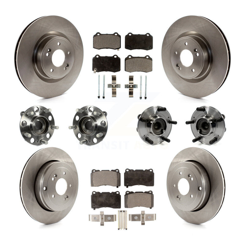 Transit Auto KBB-108979 Wheel Bearing and Hub Assembly for 2010-2016 Hyundai Genesis Coupe - Front and Rear product image