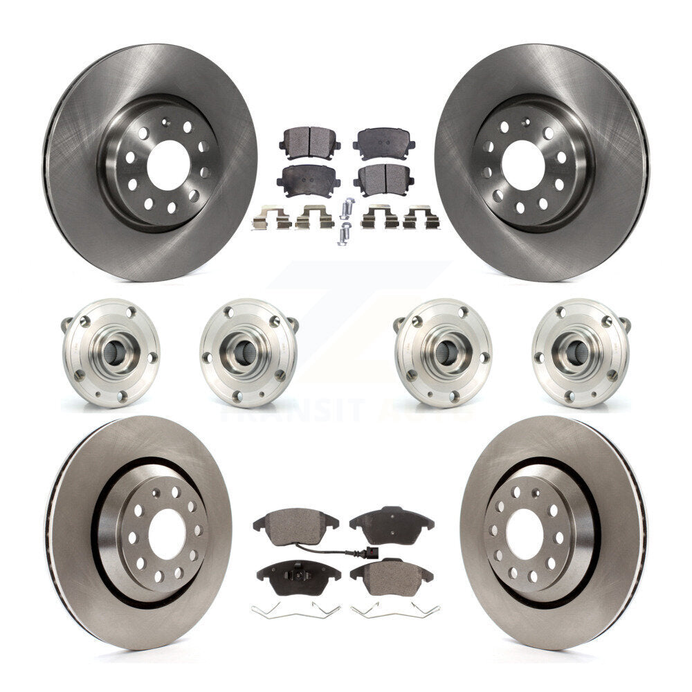 Transit Auto KBB-109083 Wheel Bearing and Hub Assembly for 2009-2010 Volkswagen Passat CC - Front and Rear product image