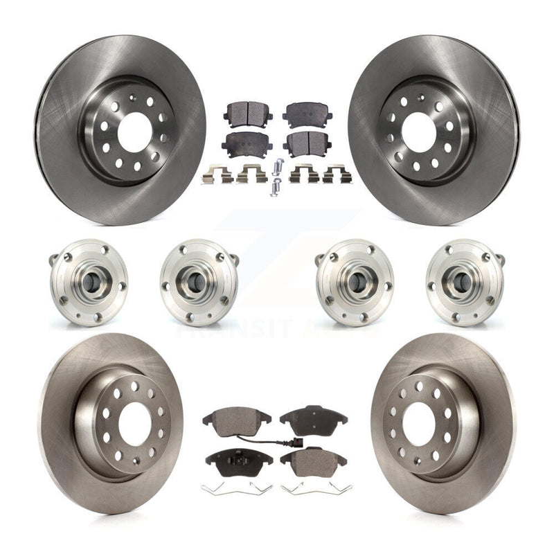 Transit Auto KBB-109084 Wheel Bearing and Hub Assembly for 2008-2017 Volkswagen CC, Volkswagen Passat, Audi A3 Quattro - Front and Rear product image