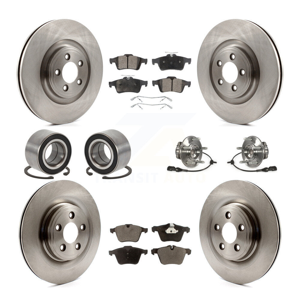 Transit Auto KBB-109150 Wheel Bearing and Hub Assembly for 2010-2016 Jaguar XJ, Jaguar XF, Jaguar XK - Front and Rear product image
