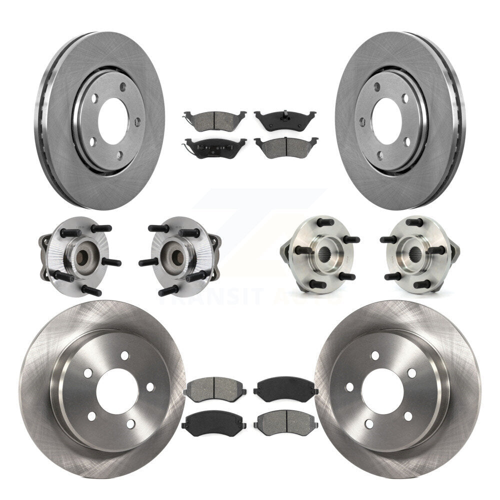 Transit Auto KBB-109485 Wheel Bearing and Hub Assembly for 2001-2007 Dodge Caravan, Dodge Grand Caravan, Chrysler Town & Country - Front and Rear product image