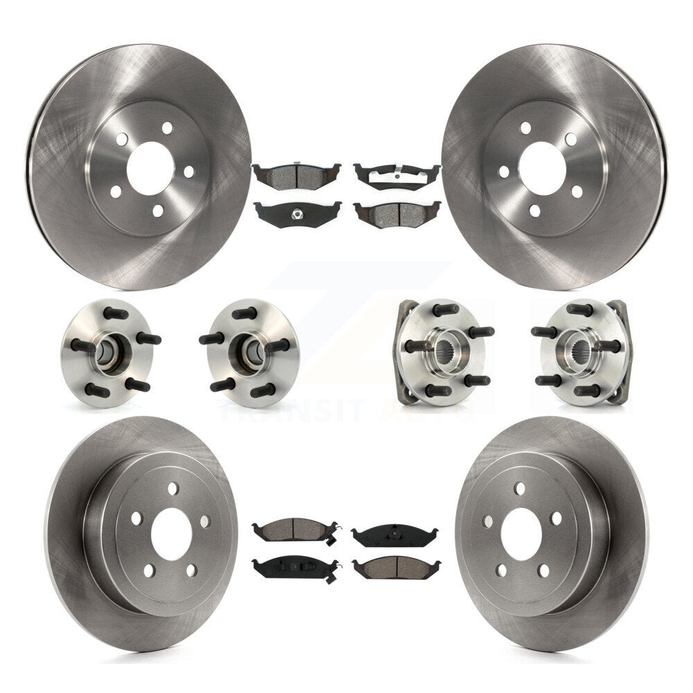 Transit Auto KBB-109492 Wheel Bearing and Hub Assembly for 1998-2000 Chrysler Cirrus, Plymouth Breeze, Dodge Stratus - Front and Rear product image