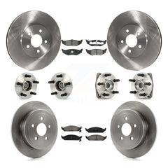Transit Auto KBB-109492 Wheel Bearing and Hub Assembly for 1998-2000 Chrysler Cirrus, Plymouth Breeze, Dodge Stratus - Front and Rear product image