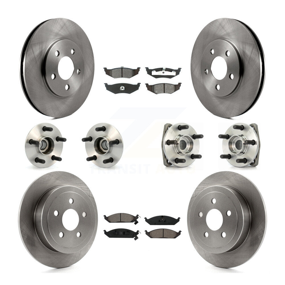 Transit Auto KBB-109495 Wheel Bearing and Hub Assembly for 1998-2000 Chrysler Cirrus, Plymouth Breeze, Chrysler Sebring & more - Front and Rear product image