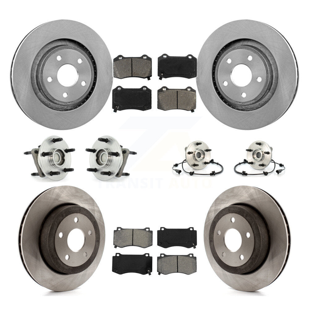 Transit Auto KBB-109555 Wheel Bearing and Hub Assembly for 2006-2010 Jeep Grand Cherokee - Front and Rear product image