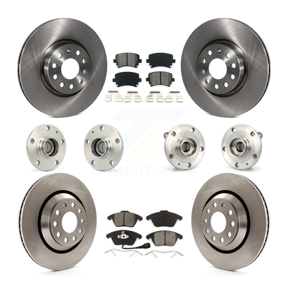 Transit Auto KBB-109570 Wheel Bearing and Hub Assembly for 2009-2010 Volkswagen Passat CC - Front and Rear product image