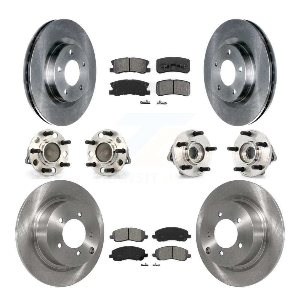 Transit Auto KBB-109600 Wheel Bearing and Hub Assembly for 2007-2011 Chrysler 200, Dodge Avenger, Chrysler Sebring - Front and Rear product image