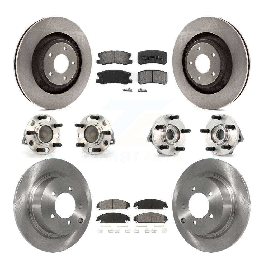 Transit Auto KBB-109601 Wheel Bearing and Hub Assembly for 2009 Dodge Caliber - Front and Rear product image