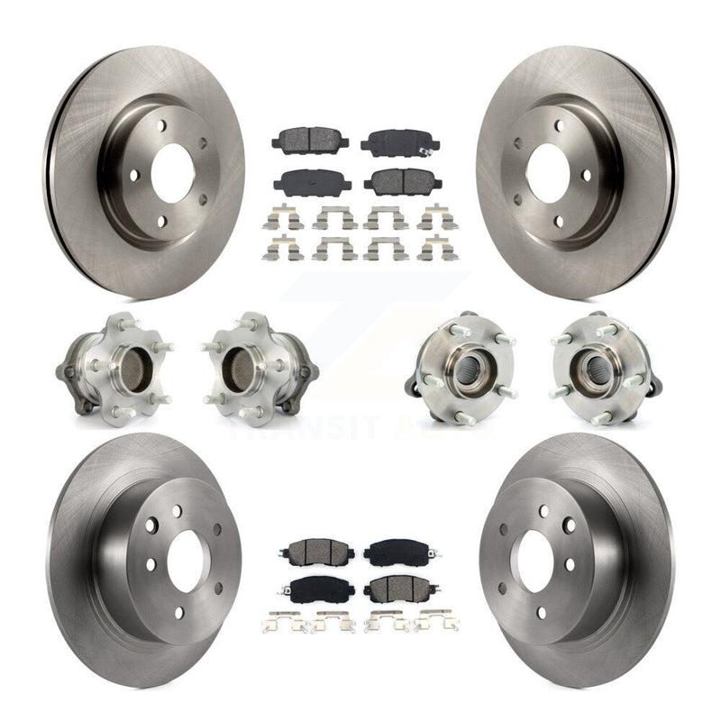 Transit Auto KBB-109687 Wheel Bearing and Hub Assembly for 2013-2018 Nissan Altima - Front and Rear product image