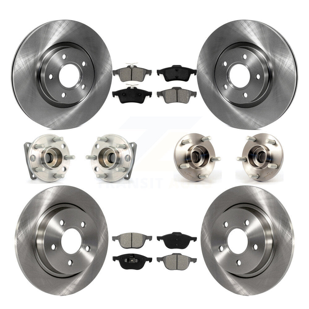 Transit Auto KBB-109705 Wheel Bearing and Hub Assembly for 2005-2010 Volvo S40, Volvo V50 - Front and Rear product image