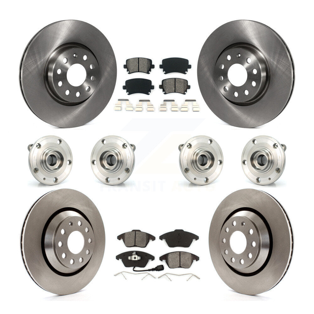 Transit Auto KBB-109796 Wheel Bearing and Hub Assembly for 2009-2010 Volkswagen Passat CC - Front and Rear product image