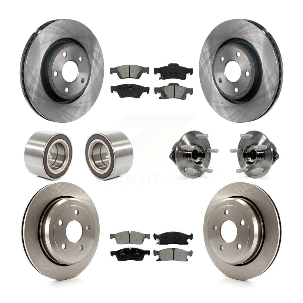 Transit Auto KBB-109874 Wheel Bearing and Hub Assembly for 2022 Jeep Grand Cherokee WK - Front and Rear product image