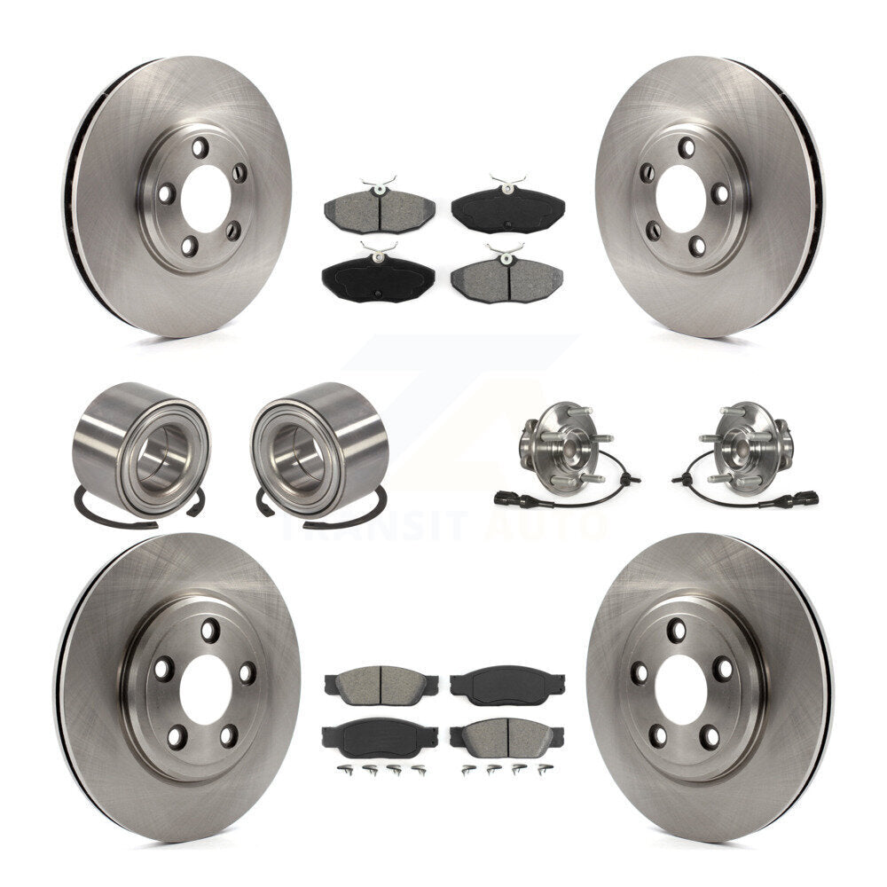 Transit Auto KBB-109876 Wheel Bearing and Hub Assembly for 2000-2006 Jaguar S-Type, Ford Thunderbird, Lincoln LS - Front and Rear product image