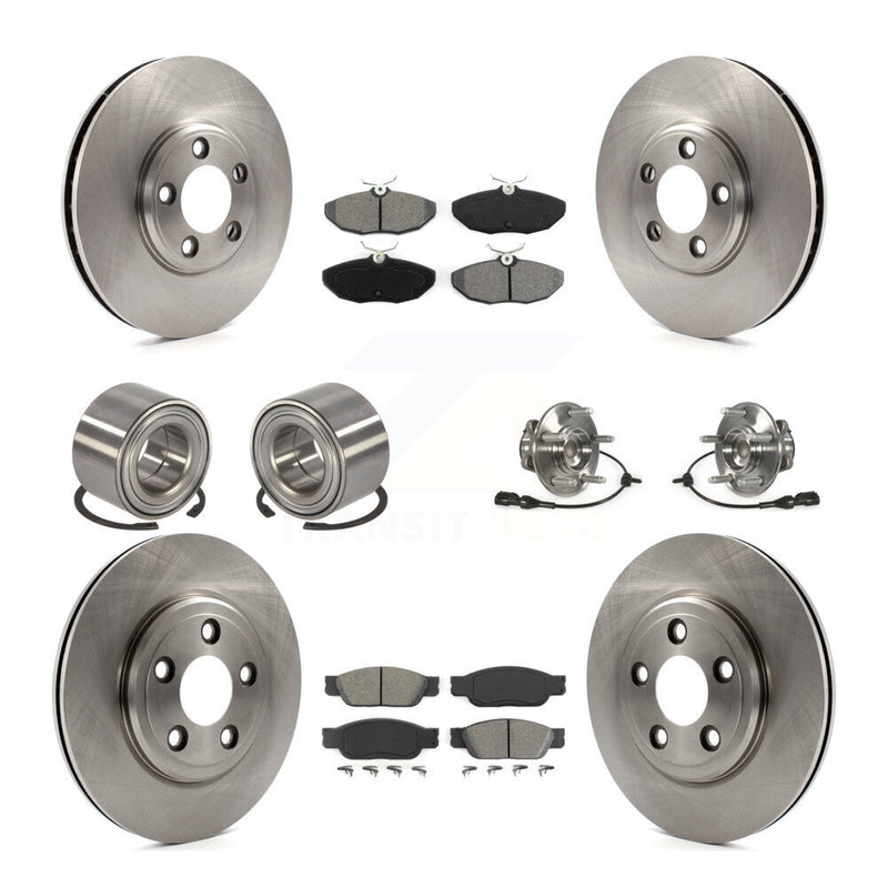 Transit Auto KBB-109876 Wheel Bearing and Hub Assembly for 2000-2006 Jaguar S-Type, Ford Thunderbird, Lincoln LS - Front and Rear product image