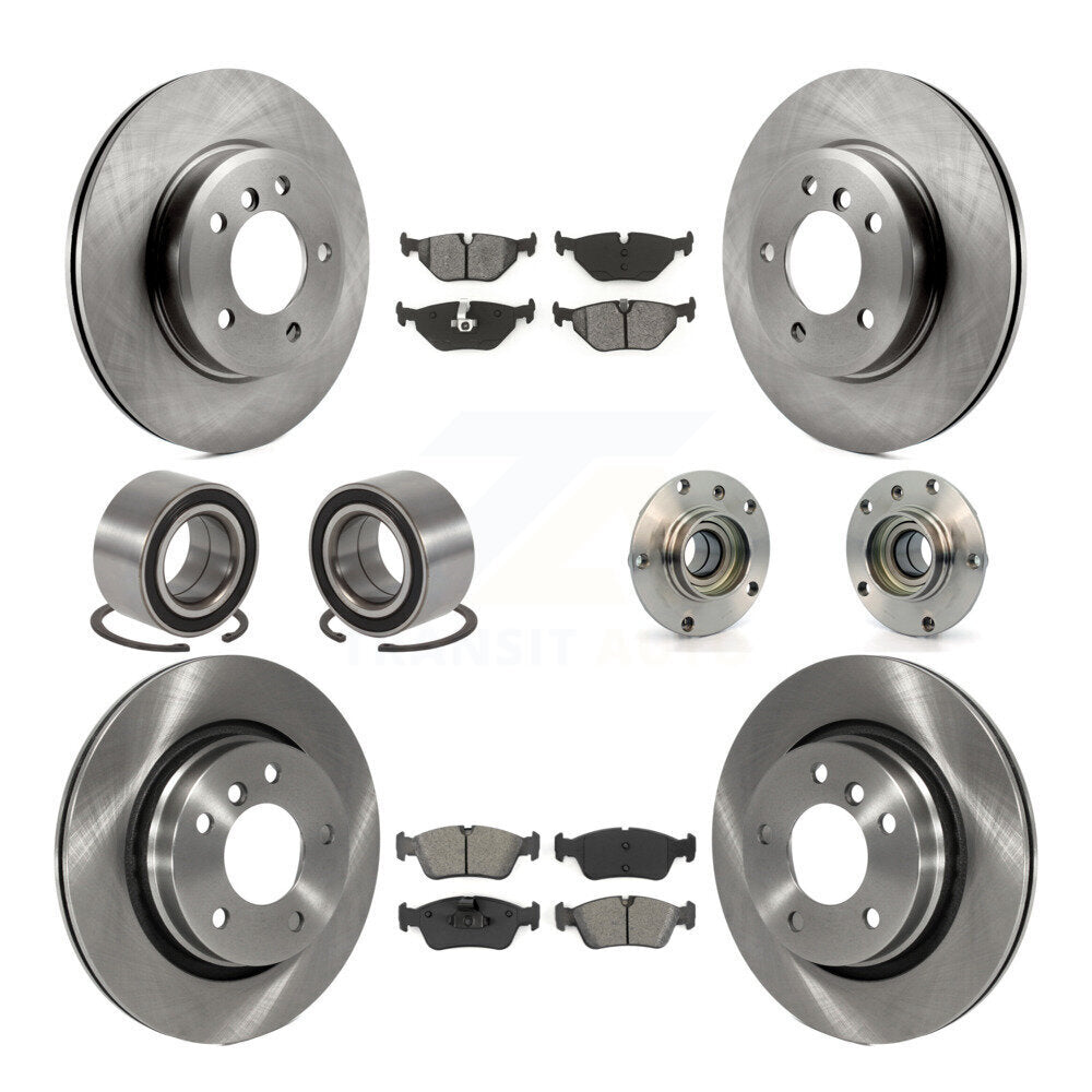 Transit Auto KBB-109927 Wheel Bearing and Hub Assembly for 1998-2005 BMW 325Ci, BMW 325i, BMW 323Ci & more - Front and Rear product image