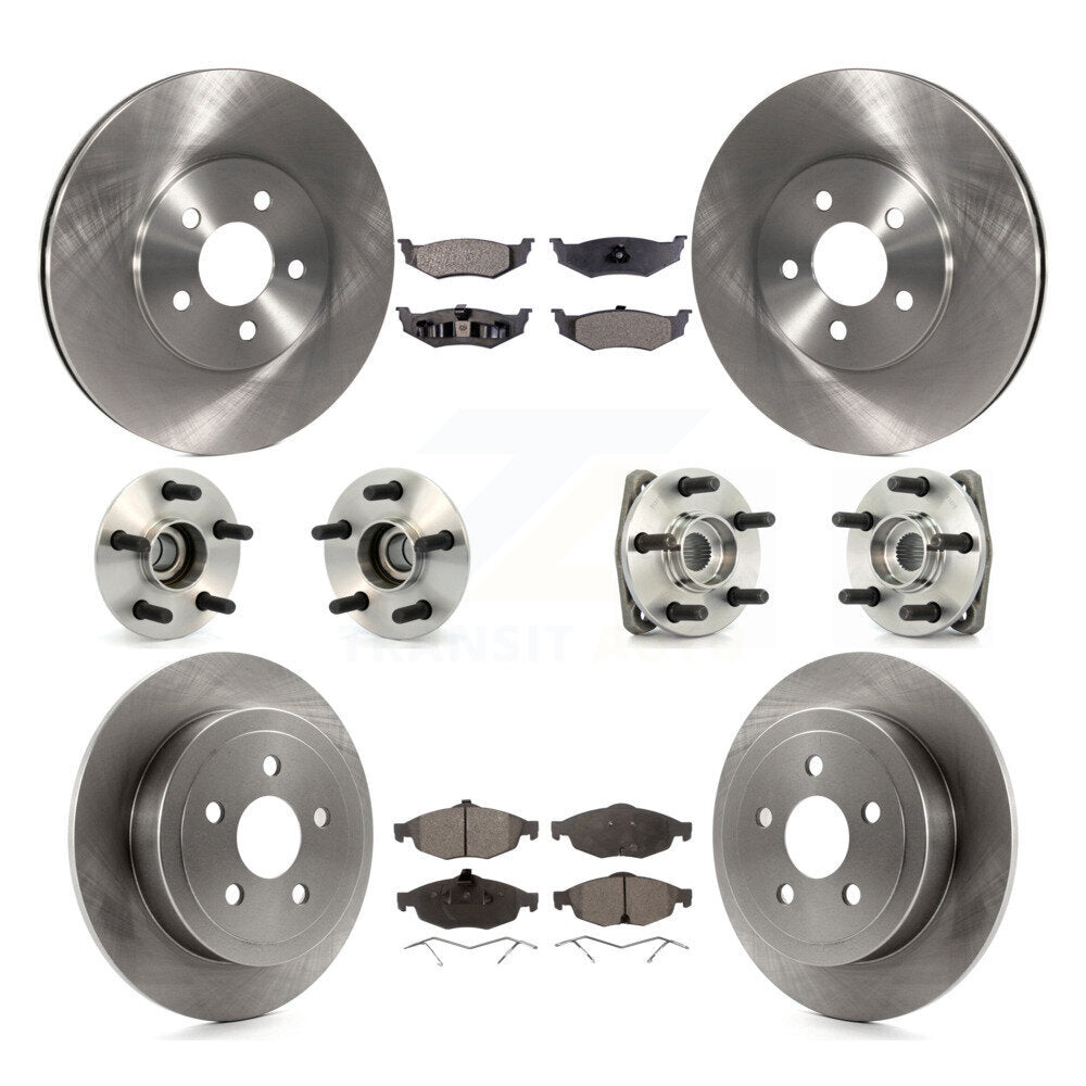 Transit Auto KBB-110202 Wheel Bearing and Hub Assembly for 2001-2005 Chrysler Sebring, Dodge Stratus - Front and Rear product image