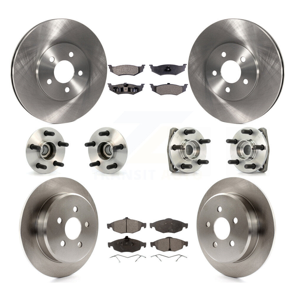 Transit Auto KBB-110203 Wheel Bearing and Hub Assembly for 2005-2006 Chrysler Sebring, Dodge Stratus - Front and Rear product image