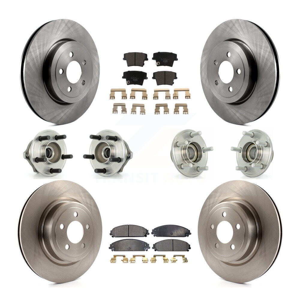 Transit Auto KBB-110254 Wheel Bearing and Hub Assembly for 2006-2008 Dodge Charger - Front and Rear product image