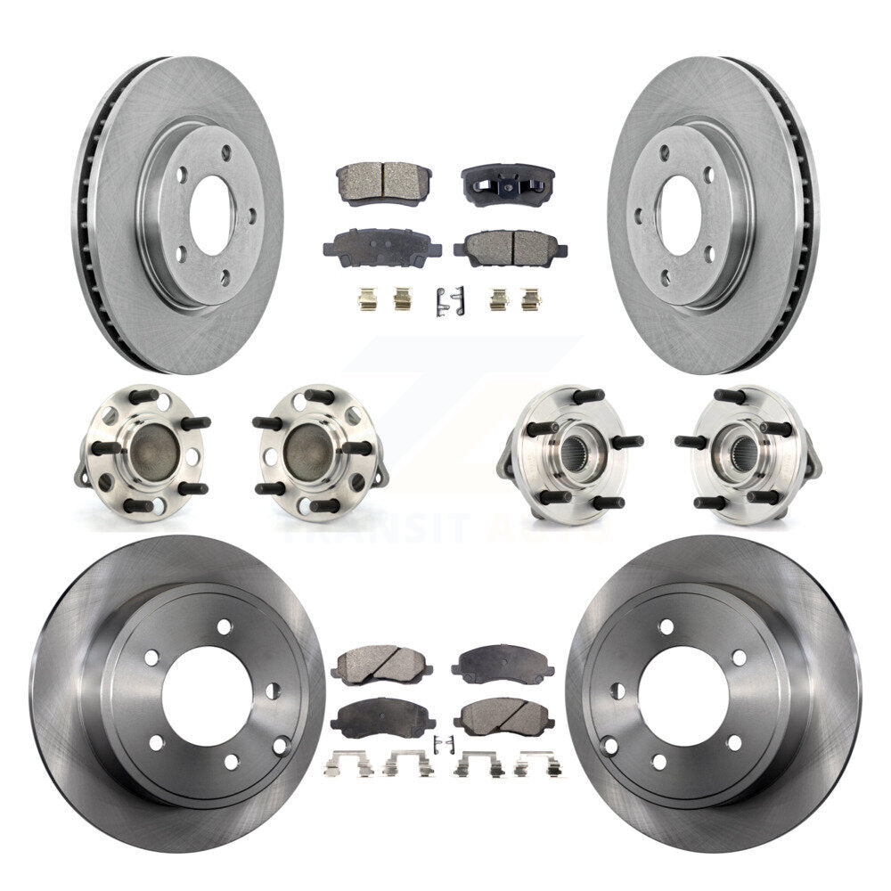Transit Auto KBB-110301 Wheel Bearing and Hub Assembly for 2009 Dodge Caliber - Front and Rear product image
