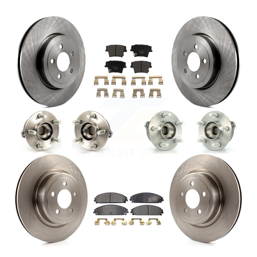 Transit Auto KBB-110342 Wheel Bearing and Hub Assembly for 2010-2013 Dodge Charger - Front and Rear product image