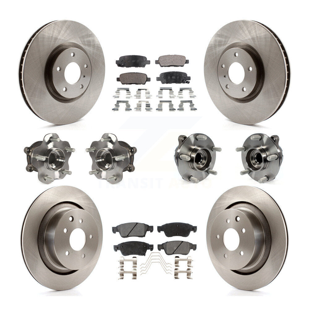 Transit Auto KBB-110366 Wheel Bearing and Hub Assembly for 2007-2015 INFINITI Q60, INFINITI G35 - Front and Rear product image