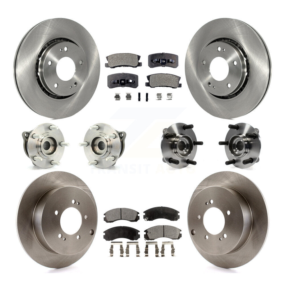 Transit Auto KBB-110380 Wheel Bearing and Hub Assembly for 2010-2011 Mitsubishi Lancer - Front and Rear product image