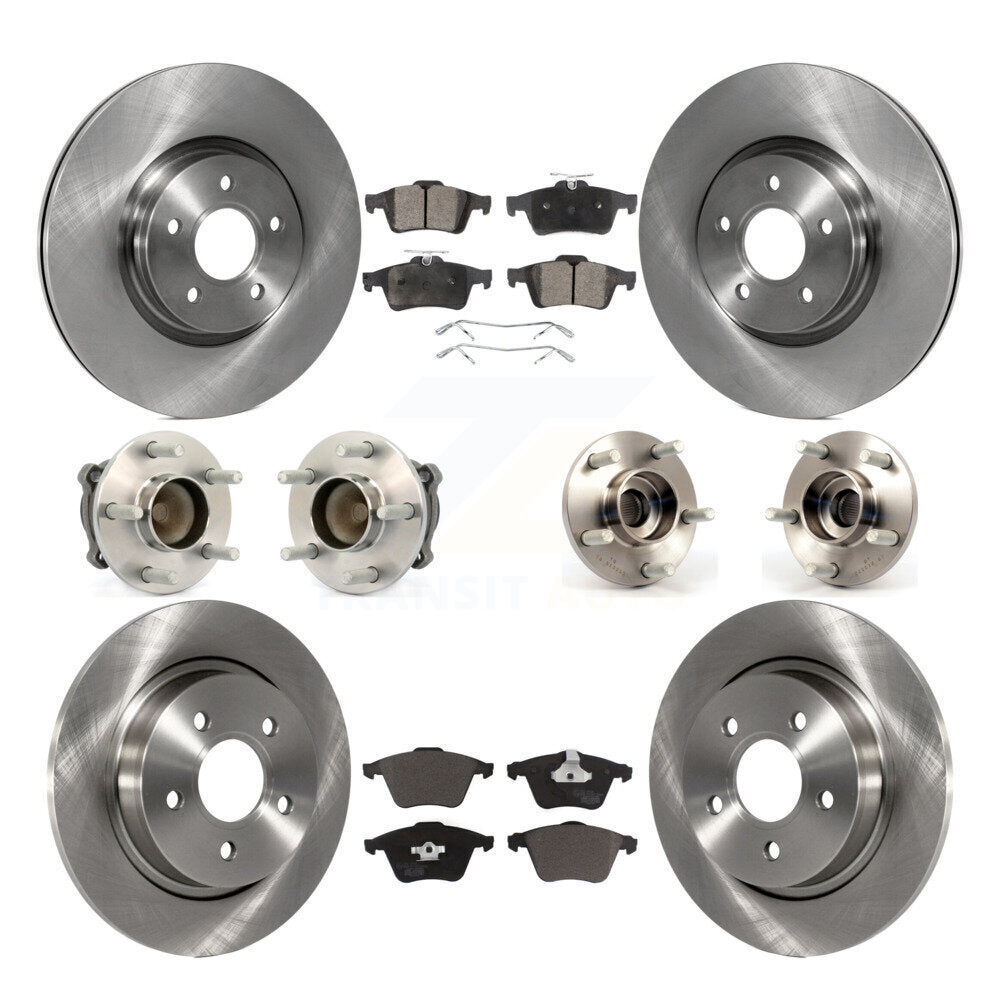 Transit Auto KBB-110407 Wheel Bearing and Hub Assembly for 2005-2013 Volvo S40, Volvo V50, Volvo C70 - Front and Rear product image
