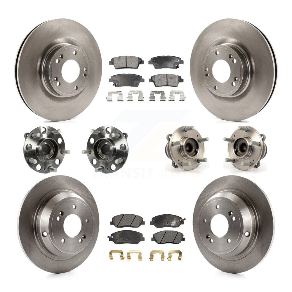Transit Auto KBB-110414 Wheel Bearing and Hub Assembly for 2010-2011 Hyundai Genesis - Front and Rear product image