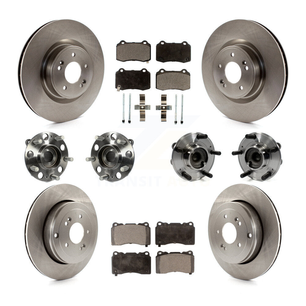 Transit Auto KBB-110418 Wheel Bearing and Hub Assembly for 2010-2016 Hyundai Genesis Coupe - Front and Rear product image