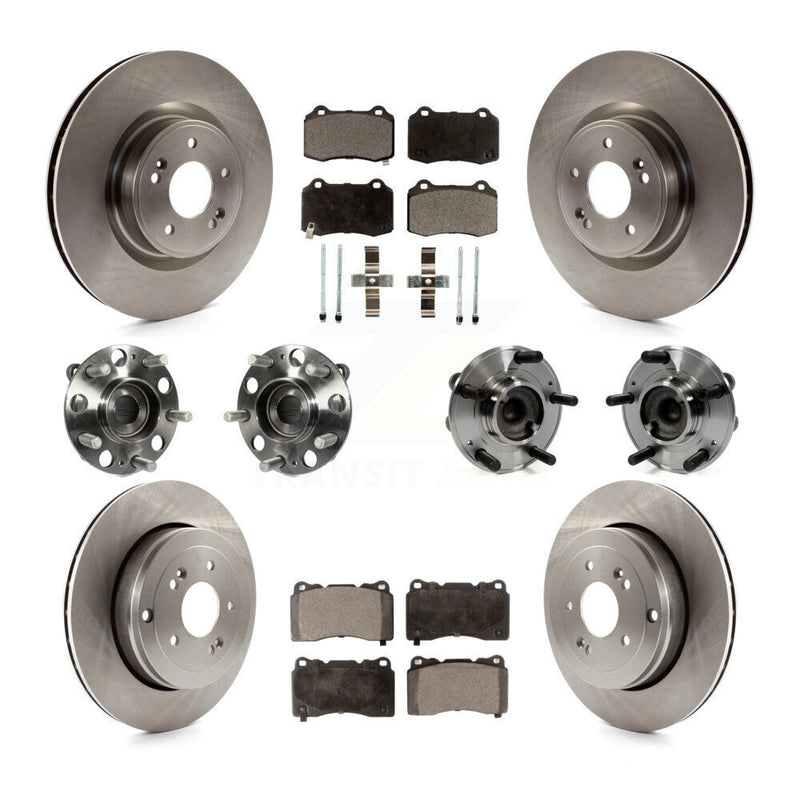 Transit Auto KBB-110418 Wheel Bearing and Hub Assembly for 2010-2016 Hyundai Genesis Coupe - Front and Rear product image