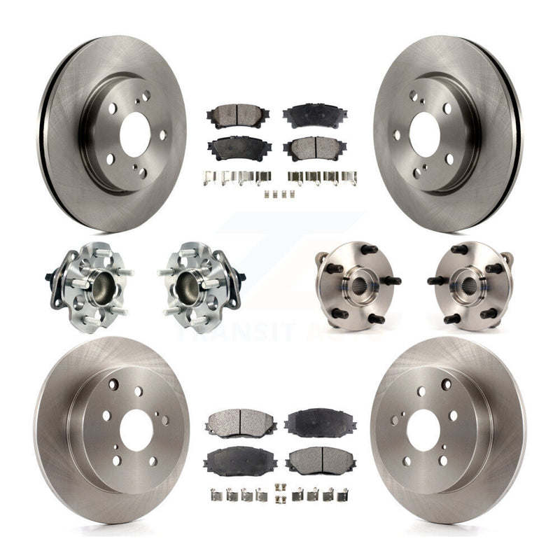 Transit Auto KBB-110432 Wheel Bearing and Hub Assembly for 2012-2018 Toyota Prius V - Front and Rear product image