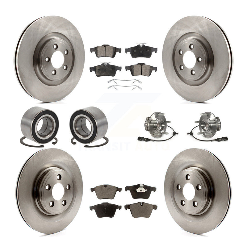 Transit Auto KBB-110537 Wheel Bearing and Hub Assembly for 2010-2016 Jaguar XJ, Jaguar XF, Jaguar XK - Front and Rear product image
