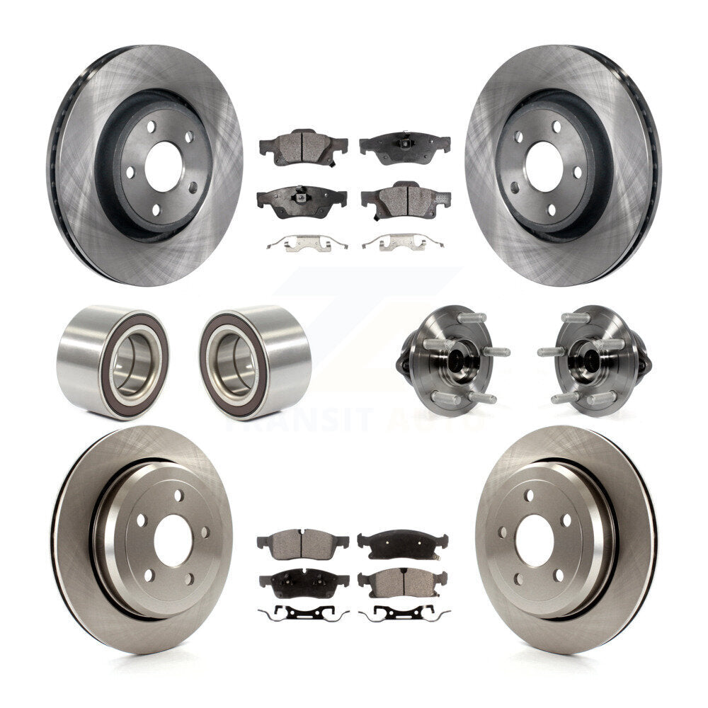 Transit Auto KBB-110546 Wheel Bearing and Hub Assembly for 2022 Jeep Grand Cherokee WK - Front and Rear product image