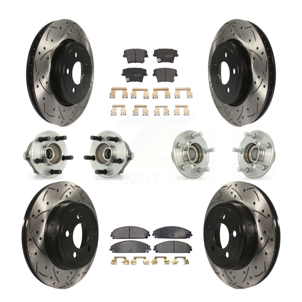 Transit Auto KBB-110747 Wheel Bearing and Hub Assembly for 2005-2009 Chrysler 300, Dodge Charger, Dodge Magnum - Front and Rear product image