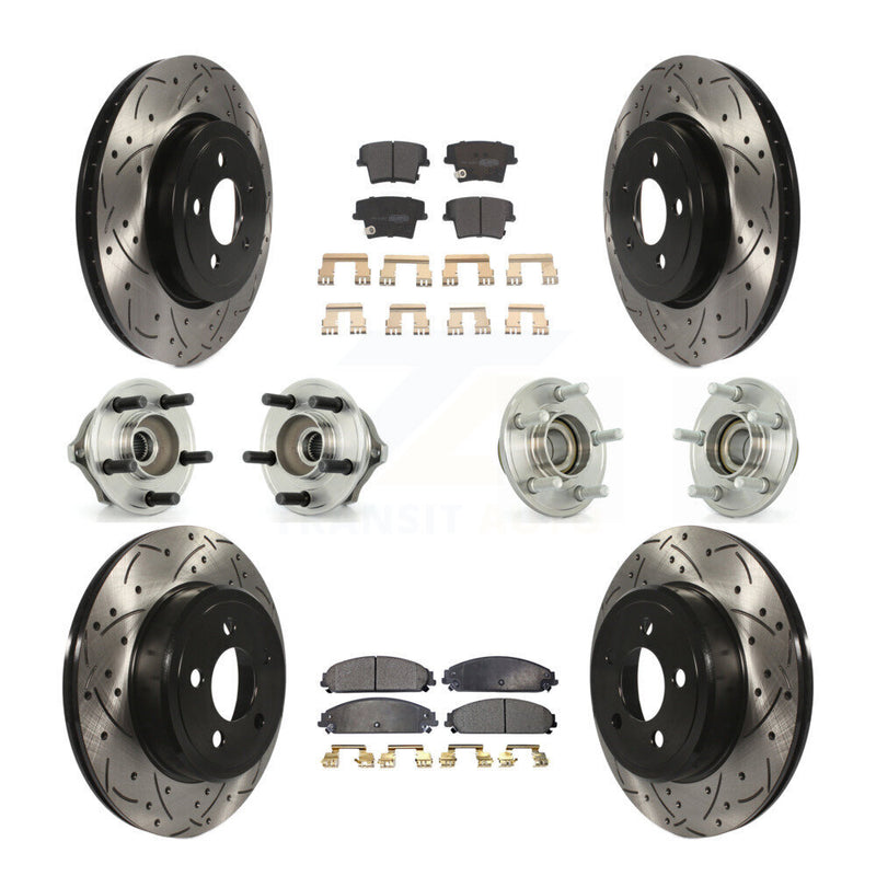 Transit Auto KBB-110747 Wheel Bearing and Hub Assembly for 2005-2009 Chrysler 300, Dodge Charger, Dodge Magnum - Front and Rear product image