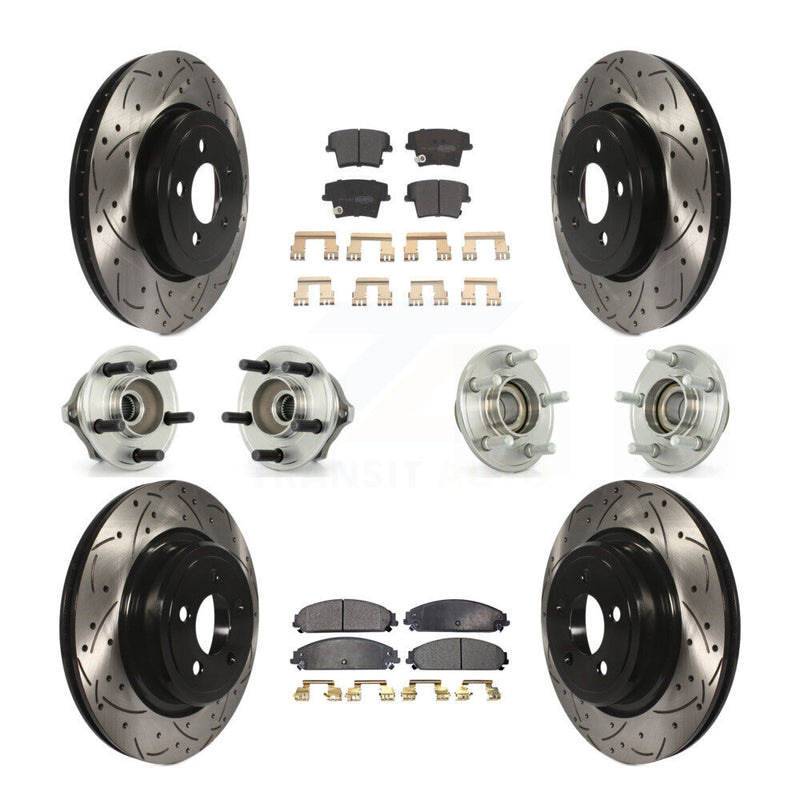 Transit Auto KBB-110748 Wheel Bearing and Hub Assembly for 2006-2008 Dodge Charger - Front and Rear product image