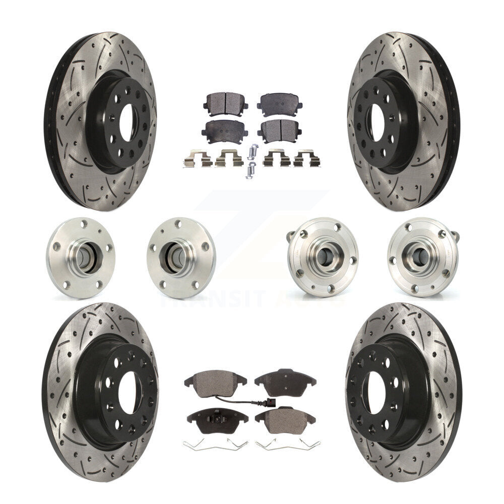 Transit Auto KBB-110753 Wheel Bearing and Hub Assembly for 2009-2017 Volkswagen CC, Volkswagen Passat - Front and Rear product image