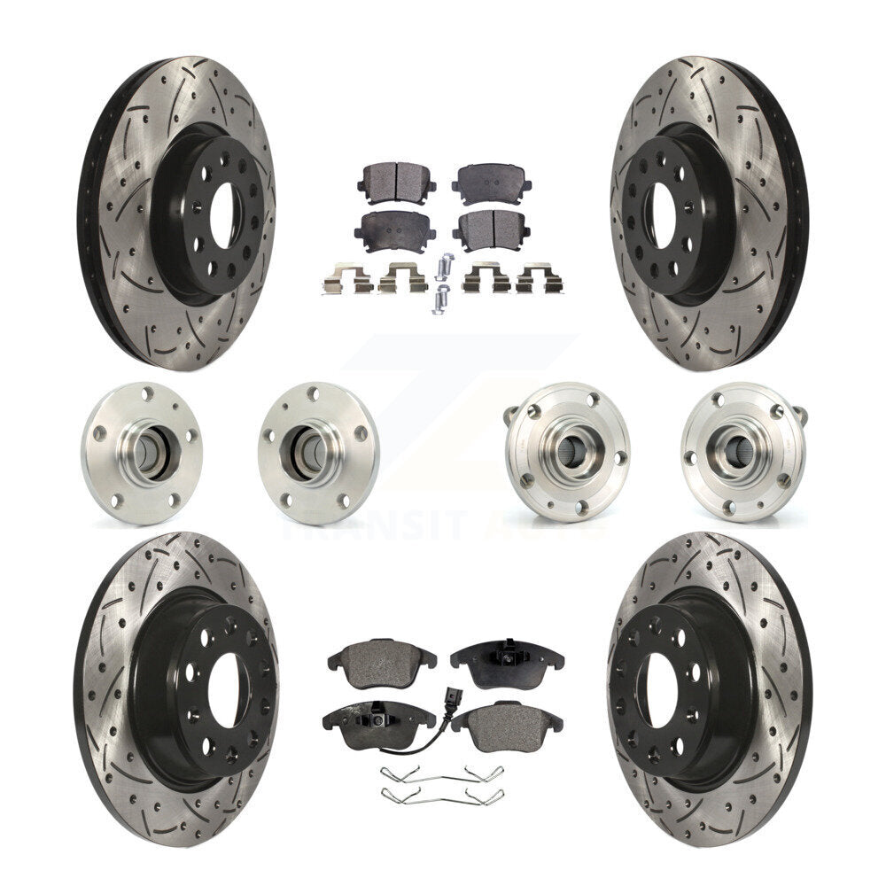 Transit Auto KBB-110757 Wheel Bearing and Hub Assembly for 2009-2018 Volkswagen Tiguan Limited, Audi Q3, Volkswagen Tiguan - Front and Rear product image
