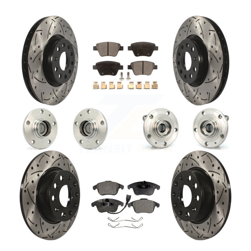 Transit Auto KBB-110758 Wheel Bearing and Hub Assembly for 2012-2014 Volkswagen Passat - Front and Rear product image