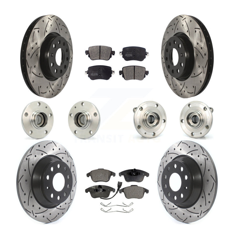Transit Auto KBB-110760 Wheel Bearing and Hub Assembly for 2016-2018 Audi Q3 - Front and Rear product image