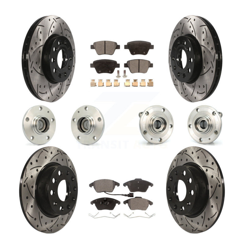 Transit Auto KBB-110761 Wheel Bearing and Hub Assembly for 2014-2016 Volkswagen Beetle - Front and Rear product image